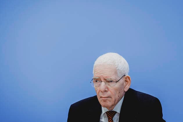 Josef Schuster, Praesident des Zentralrates der Juden in Deutschland, aufgenommen im Rahmen der Pressekonferenz zum Thema Entschieden gegen Antisemitismus: Gutachten zum Gesetzentwurf zur Strafbarkeit der Leugnung des Existenzrechts Israels in Berlin, 05.10.2026. Berlin Deutschland Copyright: xFlorianxGaertnerx