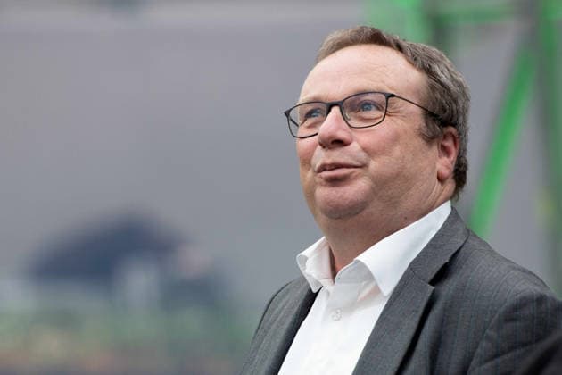 Oliver KRISCHER, Buendnis 90 die Gruenen, Minister fuer Umwelt, Naturschutz und Verkehr des Landes Nordrhein-Westfalen, Pressekonferenz von Buendnis 90 die Gruenen zur Aufstellung fuer die Landtagswahl 2027 in NRW, 05.10.2026,
