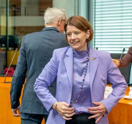 Martina Rosenberg - Anhörung der Nachrichtendienste EUR, Deutschland, Berlin, 05.10.2026: Martina Rosenberg, Präsidentin des Bundesamtes für den Militärischen Abschirmdienst. Anhörung der Präsidenten der Nachrichtendienste des Bundes. Das Parlamentarische Kontrollgremium kontrolliert die nachrichtendienstliche Tätigkeit des Bundes.