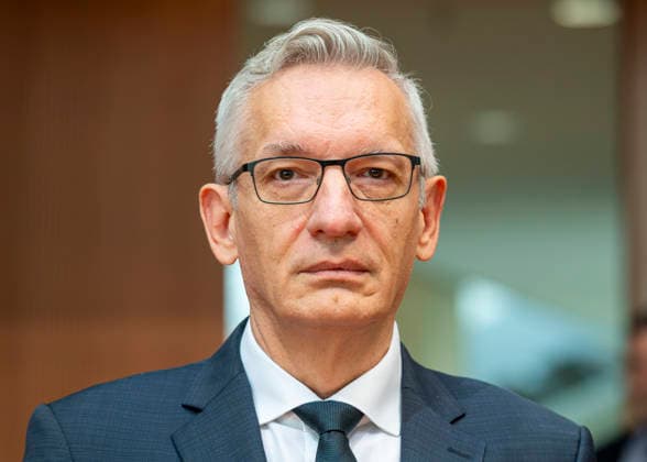 Martin Jäger - Anhörung der Nachrichtendienste EUR, Deutschland, Berlin, 05.10.2026: Martin Jäger, Präsident des Bundesnachrichtendienstes. Anhörung der Präsidenten der Nachrichtendienste des Bundes. Das Parlamentarische Kontrollgremium kontrolliert die nachrichtendienstliche Tätigkeit des Bundes.