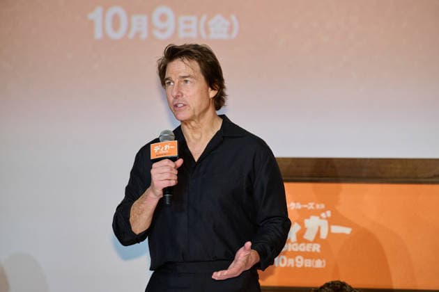 Tom Cruise attends the press conference for his movie Digger at Roppongi Hills, Tokyo, Japan on October 5, 2026. The movie opens in Japan on October 9.  aflo_353483246