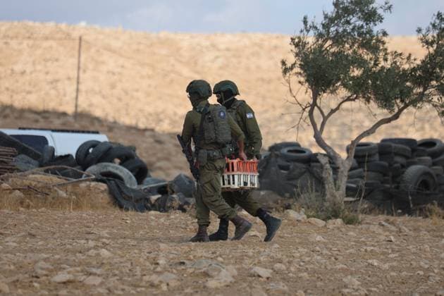 Israeli forces demolish Palestinian home near Hebron AL-DEIRAT, MASAFER YATTA, OCCUPIED WEST BANK, OCTOBER 5, 2026: Israeli forces demolish a Palestinian home in the village of Al-Deirat, east of Yatta and south of Hebron. Israeli authorities carried out the demolition on the grounds that the house had been built without a permit in Area C of the occupied West Bank. AL-DEIRAT Palestine, State of Copyright: x xMosabxshawerx xJNAxPressx