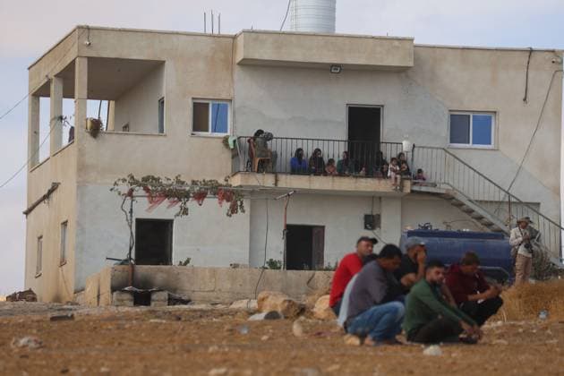 Israeli forces demolish Palestinian home near Hebron AL-DEIRAT, MASAFER YATTA, OCCUPIED WEST BANK, OCTOBER 5, 2026: Israeli forces demolish a Palestinian home in the village of Al-Deirat, east of Yatta and south of Hebron. Israeli authorities carried out the demolition on the grounds that the house had been built without a permit in Area C of the occupied West Bank. AL-DEIRAT Palestine, State of Copyright: x xMosabxshawerx xJNAxPressx