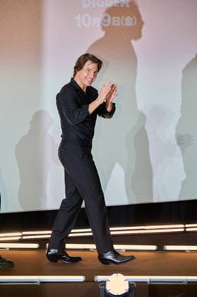 Tom Cruise attends the press conference for his movie Digger at Roppongi Hills, Tokyo, Japan on October 5, 2026. The movie opens in Japan on October 9.  aflo_353483271