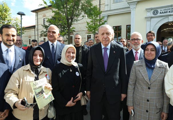 Turkish President Recep Tayyip Erdogan ISTANBUL, TURKIYE - OCTOBER 5: (----EDITORIAL USE ONLY - MANDATORY CREDIT - TURKISH PRESIDENCY MUSTAFA KAMACI HANDOUT - NO MARKETING NO ADVERTISING CAMPAIGNS - DISTRIBUTED AS A SERVICE TO CLIENTS----) Turkish President Recep Tayyip Erdogan attends the AileFest held at Rami Library along with Culture and Tourism Minister Mehmet Nuri Ersoy, AK Party Deputy Group Chair Bahadir Yenisehirlioglu, and AK Party Istanbul Provincial Chair Abdullah Ozdemir in Istanbul, Turkiye, on October 5, 2026. TUR Presidency Mustafa Kamaci Anadolu Istanbul Turkey. Editorial use only. Please get in touch for any other usage.  Copyright: x2026xAnadoluxTURxPresidencyx xMustafaxKamacix