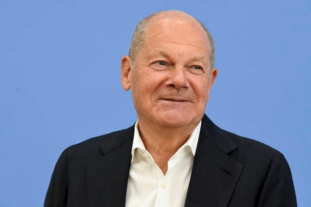 ABB BPK- Olaf Scholz, Bundeskanzler a.D. und Co-Vorsitzender der ENSK Thema Vorstellung Vorstellung Entwicklungspolitische Nord-Sued-Kommission (ENSK) Pressekonferenz zu Zusammensetzung prioritären Themen der Entwicklungspolitischen Nord-Sued-Kommission auf der BPK Bundespressekonferenz in Berlin am 05.10.2026 Berlin Deutschland