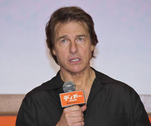 Actor Tom Cruise attends the press conference for the film Digger in Tokyo, Japan on Monday, October 4, 2026.  TKP2026100406 KEIZOxMORI