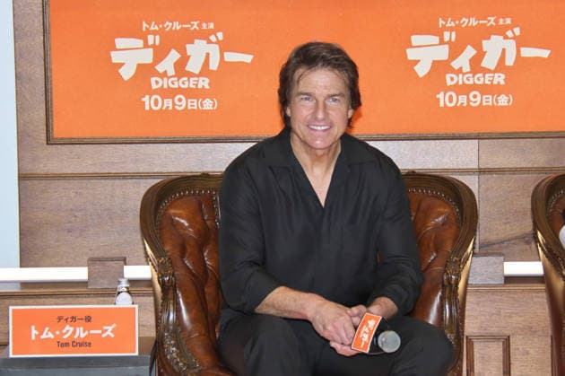 Actor Tom Cruise attends the press conference for the film Digger in Tokyo, Japan on Monday, October 4, 2026.  TKP2026100412 KEIZOxMORI