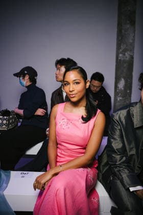 Clémence Botino at the Shiatzy Chen Women s Ready-to-Wear Spring Summer 2027 Collection fashion show during Paris Fashion Week, October 5, 2026 Sam Delpech Bestimage Celebrities at the Shiatzy Chen Women’s Ready-to-Wear Spring Summer 2027 Collection fashion show during Paris Fashion Week on October 5, 2026, Paris, France  Copyright: xSamxDelpechx xBestimagexSamxDelpechx xBestimagex