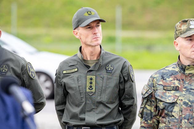 Martyno Katelyno ir Marcino Kierwinskio susutikimas Budzisko pasienio kontroles punkte.2026-10-05, Budzisko Copyright: xTeodorasxBiliÅ«nas BNSx