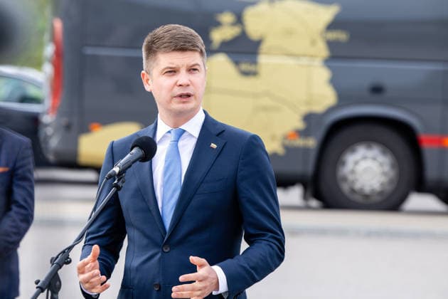 Martyno Katelyno ir Marcino Kierwinskio susutikimas Budzisko pasienio kontroles punkte.2026-10-05, Budzisko Copyright: xTeodorasxBiliÅ«nas BNSx