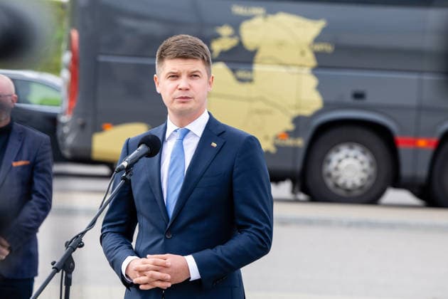 Martyno Katelyno ir Marcino Kierwinskio susutikimas Budzisko pasienio kontroles punkte.2026-10-05, Budzisko Copyright: xTeodorasxBiliÅ«nas BNSx