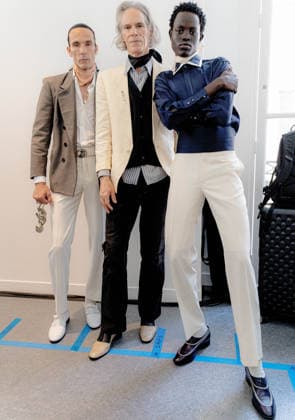 Paris Fashion Week Women s Wear SPRING SUMMER 2027 Collection by ENFANTS RICHES DEPRIMES Backstage October 5, 2026, photography by Sylvie Lefort, MAXPPP 05 10 2026 @Sylvie Lefort Photography MAXPPP 10 05 26 Models showcase designs from the ENFANTS RICHES DEPRIMES Women’s SPRING SUMMER 2027 collection BACKSTAGE during Paris Fashion Week, in Paris, France, October 5, 2026. The presentation of the women’s collections ran from September 28 to October 6, 26.  Copyright: xMAXPPPxsylviexlefortxphotographyx LFR202610051618 LFR202610051618