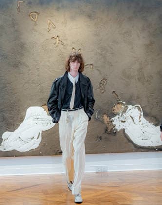 Paris Fashion Week Women s Wear SPRING SUMMER 2027 Collection by ENFANTS RICHES DEPRIMES Backstage October 5, 2026, photography by Sylvie Lefort, MAXPPP 05 10 2026 @Sylvie Lefort Photography MAXPPP 10 05 26 Models showcase designs from the ENFANTS RICHES DEPRIMES Women’s SPRING SUMMER 2027 collection BACKSTAGE during Paris Fashion Week, in Paris, France, October 5, 2026. The presentation of the women’s collections ran from September 28 to October 6, 26.  Copyright: xmaxpppxsylviexlefortxphotographyx LFR202610051639 LFR202610051639