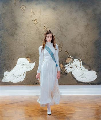 Paris Fashion Week Women s Wear SPRING SUMMER 2027 Collection by ENFANTS RICHES DEPRIMES Backstage October 5, 2026, photography by Sylvie Lefort, MAXPPP 05 10 2026 @Sylvie Lefort Photography MAXPPP 10 05 26 Models showcase designs from the ENFANTS RICHES DEPRIMES Women’s SPRING SUMMER 2027 collection BACKSTAGE during Paris Fashion Week, in Paris, France, October 5, 2026. The presentation of the women’s collections ran from September 28 to October 6, 26.  Copyright: xmaxpppxsylviexlefortxphotographyx LFR202610051682 LFR202610051682