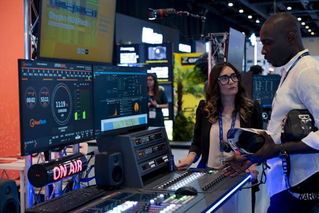 CABSAT 2026 exhibition in Dubai DUBAI, UNITED ARAB EMIRATES - OCTOBER 5: CABSAT 2026, the Middle East and Africa s largest digital broadcast, media, and satellite exhibition, is held at the Dubai Exhibition Centre (DEC) in Dubai, United Arab Emirates on October 5, 2026. Hassan al Raisi Anadolu Dubai United Arab Emirates. Editorial use only. Please get in touch for any other usage.  Copyright: x2026xAnadoluxHassanxalxRaisix