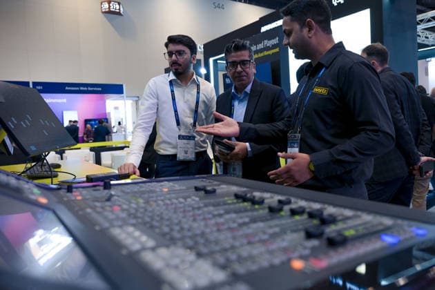CABSAT 2026 exhibition in Dubai DUBAI, UNITED ARAB EMIRATES - OCTOBER 5: CABSAT 2026, the Middle East and Africa s largest digital broadcast, media, and satellite exhibition, is held at the Dubai Exhibition Centre (DEC) in Dubai, United Arab Emirates on October 5, 2026. Hassan al Raisi Anadolu Dubai United Arab Emirates. Editorial use only. Please get in touch for any other usage.  Copyright: x2026xAnadoluxHassanxalxRaisix
