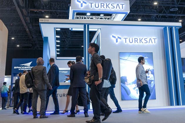 CABSAT 2026 exhibition in Dubai DUBAI, UNITED ARAB EMIRATES - OCTOBER 5: CABSAT 2026, the Middle East and Africa s largest digital broadcast, media, and satellite exhibition, is held at the Dubai Exhibition Centre (DEC) in Dubai, United Arab Emirates on October 5, 2026. Hassan al Raisi Anadolu Dubai United Arab Emirates. Editorial use only. Please get in touch for any other usage.  Copyright: x2026xAnadoluxHassanxalxRaisix