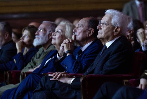 IPA89339510 - Palermo — President Sergio Mattarella during the preview screening of the film Sul Cammino di Francesco – La vita di Biagio Conte today, October 5, 2026. (Photo by Paolo Giandotti — Office of Press and Communications) Image still distributed by this Agency exclusively for editorial purposes. The material may originate from social media, television broadcasters, press offices, or other publicly accessible third-party sources. The Agency claims no ownership rights, copyright, or license over the material. Any fees charged relate exclusively to the Agency’s services. The user is responsible for verifying and obtaining any rights, authorizations, or consents necessary for the use of the material.  Copyright: xQuirinalex xFotogrammax xQuirinalex xFotogrammax IPA89339510