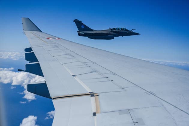 Pegase 2026 Mission At Air Base 181 at Roland Garros Airport in Sainte-Marie, the Minister of the Armed Forces and Veterans Affairs emphasized cooperation with countries in the region. She participated in an in-flight refueling of a Rafale aboard a military Airbus. Pegase 2026 Mission At Air Base 181 at Roland Garros Airport in Sainte Marie, the Minister of the Armed Forces and Veterans Affairs emphasized cooperation with countries in the region. She participated in an in-flight refueling of a Rafale aboard a military Airbus. 460220 2026 10 05  Copyright: xPierrexMarchalx xAnakaoPressx xStarfacex STAR_460220_040