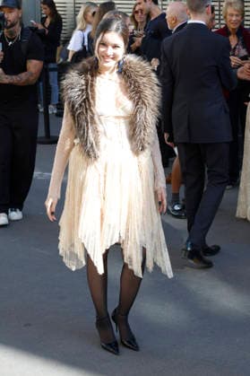 Guest at the Zimmermann Women’s Ready-to-Wear Spring Summer 2027 Collection fashion show during Paris Fashion Week on October 5, 2026. Christophe Aubert, Bestimage. Celebrities at the Zimmermann Women’s Ready-to-Wear Spring Summer 2027 Collection fashion show during Paris Fashion Week, October 5, 2026, Paris, France  Copyright: xChristophexAubertx xBestimagexChristophexAubertx xBestimagex