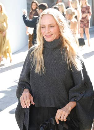 Uma Thurman at the Zimmermann Women’s Ready-to-Wear Spring Summer 2027 Collection fashion show during Paris Fashion Week on October 5, 2026. Christophe Aubert, Bestimage. Celebrities at the Zimmermann Women’s Ready-to-Wear Spring Summer 2027 Collection fashion show during Paris Fashion Week, October 5, 2026, Paris, France  Copyright: xChristophexAubertx xBestimagexChristophexAubertx xBestimagex