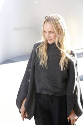 Uma Thurman at the Zimmermann Women’s Ready-to-Wear Spring Summer 2027 Collection fashion show during Paris Fashion Week on October 5, 2026. Christophe Aubert, Bestimage. Celebrities at the Zimmermann Women’s Ready-to-Wear Spring Summer 2027 Collection fashion show during Paris Fashion Week, October 5, 2026, Paris, France  Copyright: xChristophexAubertx xBestimagexChristophexAubertx xBestimagex