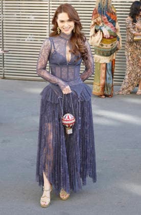 Guest at the Zimmermann Women’s Ready-to-Wear Spring Summer 2027 Collection fashion show during Paris Fashion Week on October 5, 2026. Christophe Aubert, Bestimage. Celebrities at the Zimmermann Women’s Ready-to-Wear Spring Summer 2027 Collection fashion show during Paris Fashion Week, October 5, 2026, Paris, France  Copyright: xChristophexAubertx xBestimagexChristophexAubertx xBestimagex