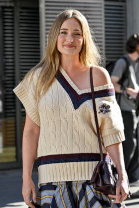 PFW Zimmermann Outside Arrivals AJ Michalka arriving at Zimmermann show during Paris Fashion Week, in Paris, France on 5 October 2026. Photo by Julien Reynaud APS-Medias ABACAPRESS.COM Paris France  Copyright: xReynaudxJulien APS-Medias ABACAx