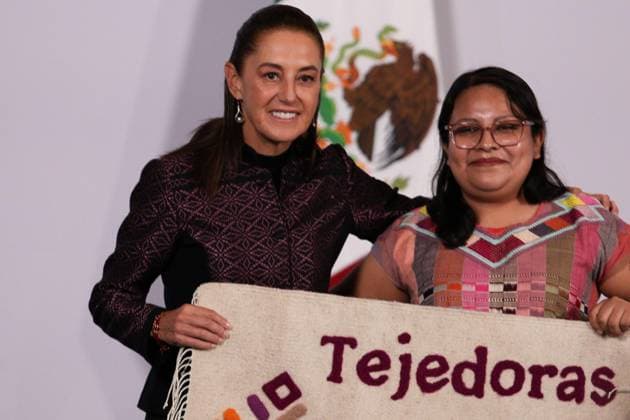 October 5, 2026: TO-45353- Ciudad de M& xe9;xico. 2026-10 -05. Claudia Sheinbaum Pardo, President of Mexico, during the daily morning press conference in the Treasury Room of the National Palace in Mexico City. Alejandro God& xcd;nez Clasos.com.mx - ZUMAcs4_ 20261005_faa_cs4_047 Copyright: xAlejandroxGod& Xed;Nezx