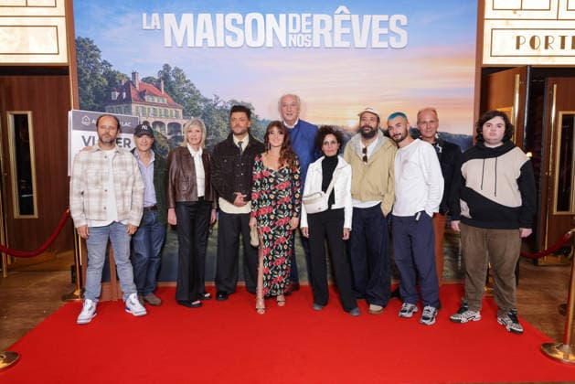 La Maison De Nos Reves Premiere - Paris guest, Jonathan Lambert, Chantal Ladesou, Kev Adams, Camille Aguilar, Bernard Farcy, Muriel Combeau, Guillaume Bouchède, Julien Vinh, guest and guest attend the photocall for the premiere of La Maison De Nos Reves held at the Grand Rex Cinema in Paris, France on October 5, 2026. Photo by David Boyer ABACAPRESS.COM Paris France  Copyright: xBoyerxDavid ABACAx