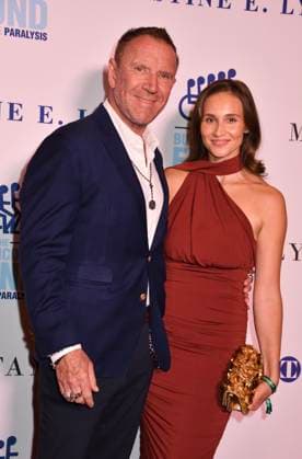NEW YORK, NY - OCTOBER 5: Renny Harlin and Johanna Kokkila at the 41st Annual Great Sports Legends Dinner on October 5, 2026 at the New York Hilton in New York City. Copyright: xmpi099x
