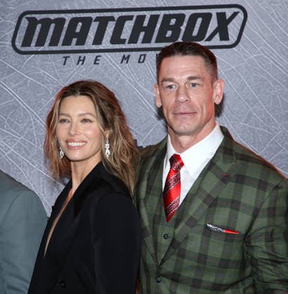 Apple Original Films Matchbox The Movie New York Premiere Jessica Biel and John Cena attending Apple Original Films Matchbox The Movie New York Premiere held at AMC Lincoln Square on October 5, 2026 in New York City, NY New York City AMC Lincoln Square NY USA Copyright: xStevenxBergman AFF-USA.COMx