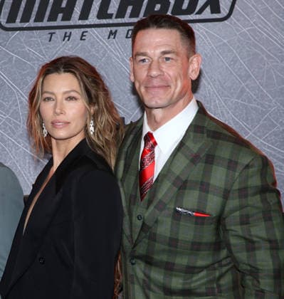 Apple Original Films Matchbox The Movie New York Premiere Jessica Biel and John Cena attending Apple Original Films Matchbox The Movie New York Premiere held at AMC Lincoln Square on October 5, 2026 in New York City, NY New York City AMC Lincoln Square NY USA Copyright: xStevenxBergman AFF-USA.COMx