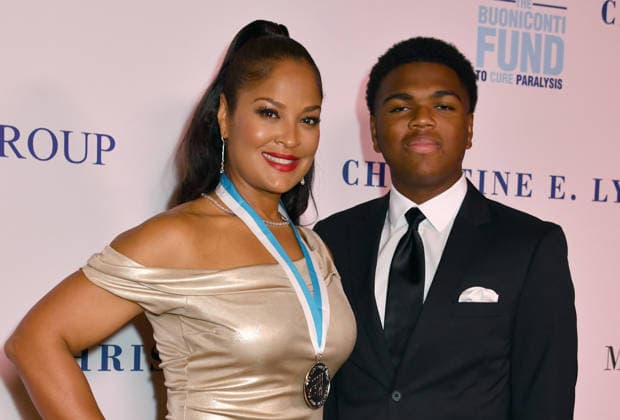 NEW YORK, NY - OCTOBER 5: Laila Ali and Curtis Muhammad Conway Jr. at the 41st Annual Great Sports Legends Dinner on October 5, 2026 at the New York Hilton in New York City. Copyright: xmpi099 MediaPunchx