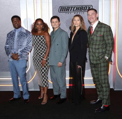 Apple Original Films Matchbox The Movie New York Premiere Sam Richardson, Teyonah Parris, Arturo Castro, Jessica Biel and John Cena attending Apple Original Films Matchbox The Movie New York Premiere held at AMC Lincoln Square on October 5, 2026 in New York City, NY New York City AMC Lincoln Square NY USA Copyright: xStevenxBergman AFF-USA.COMx
