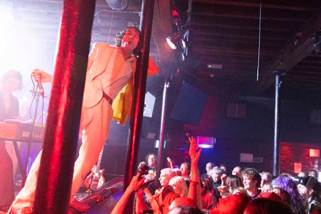 Fat White Family, performs live, at The Fleece, Bristol, UK on 5 October 2026 Lias Saoudi of Fat White Family, performs live, at The Fleece, Bristol, UK on 5 October 2026, Credit:David Wala Avalon Bristol  Copyright: xDavidxWalax xAvalonx 1140838317