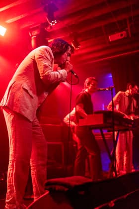 Fat White Family, performs live, at The Fleece, Bristol, UK on 5 October 2026 Lias Saoudi of Fat White Family, performs live, at The Fleece, Bristol, UK on 5 October 2026, Credit:David Wala Avalon Bristol  Copyright: xDavidxWalax xAvalonx 1140838353