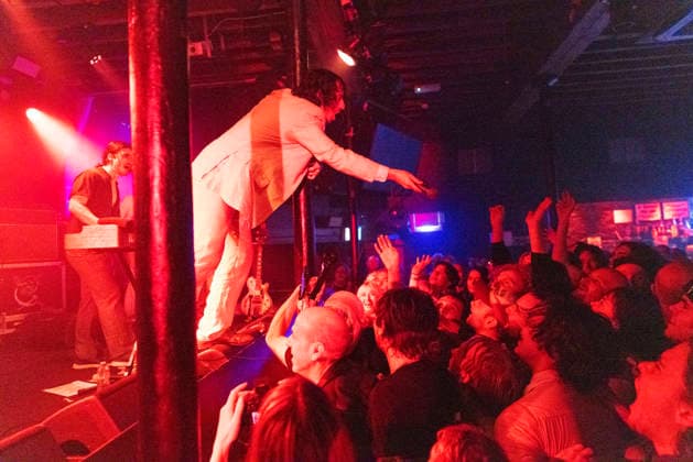 Fat White Family, performs live, at The Fleece, Bristol, UK on 5 October 2026 Lias Saoudi of Fat White Family, performs live, at The Fleece, Bristol, UK on 5 October 2026, Credit:David Wala Avalon Bristol  Copyright: xDavidxWalax xAvalonx 1140838482