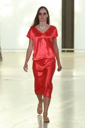PFW - Agnes B Runway A model walks the runway during the Agnes B Womenswear Spring Summer 2027 show as part of the Paris Fashion Week on October 5, 2026 in Paris, France. Photo by Alain-Gil Gonzalez ABACAPRESS.COM Paris France  Copyright: xGonzalezxAlain-Gil ABACAx