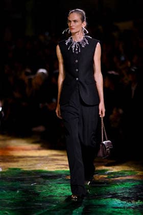 PFW - Chanel Runway A model walks the runway during the Chanel Womenswear Spring Summer 2027 show as part of Paris Fashion Week on October 05, 2026 in Paris, France. Photo by Franck Castel ABACAPRESS.COM Paris France  Copyright: xCastelxFranck ABACAx