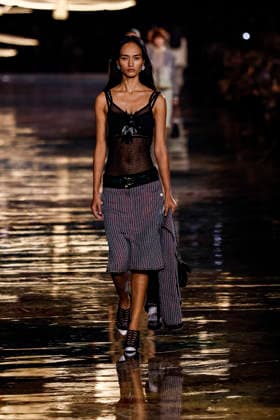 Chanel Ready-to-Wear Spring Summer 2027 fashion show at the Grand Palais in Paris during Fashion Week on October 5, 2026, Paris, France  Copyright: xAgencex xBestimagexAgencex xBestimagex