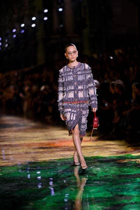 PFW - Chanel Runway A model walks the runway during the Chanel Womenswear Spring Summer 2027 show as part of Paris Fashion Week on October 05, 2026 in Paris, France. Photo by Franck Castel ABACAPRESS.COM Paris France  Copyright: xCastelxFranck ABACAx