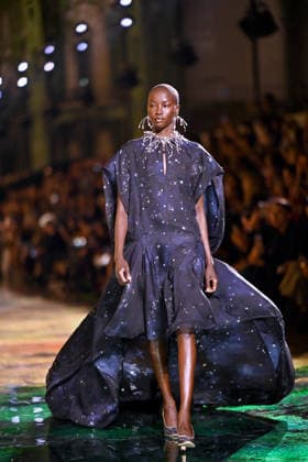 PFW - Chanel Runway A model walks the runway during the Chanel Womenswear Spring Summer 2027 show as part of Paris Fashion Week on October 05, 2026 in Paris, France. Photo by Franck Castel ABACAPRESS.COM Paris France  Copyright: xCastelxFranck ABACAx