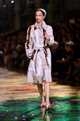 PFW - Chanel Runway A model walks the runway during the Chanel Womenswear Spring Summer 2027 show as part of Paris Fashion Week on October 05, 2026 in Paris, France. Photo by Franck Castel ABACAPRESS.COM Paris France  Copyright: xCastelxFranck ABACAx