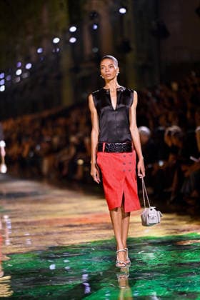 PFW - Chanel Runway A model walks the runway during the Chanel Womenswear Spring Summer 2027 show as part of Paris Fashion Week on October 05, 2026 in Paris, France. Photo by Franck Castel ABACAPRESS.COM Paris France  Copyright: xCastelxFranck ABACAx