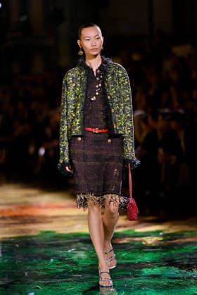 PFW - Chanel Runway A model walks the runway during the Chanel Womenswear Spring Summer 2027 show as part of Paris Fashion Week on October 05, 2026 in Paris, France. Photo by Franck Castel ABACAPRESS.COM Paris France  Copyright: xCastelxFranck ABACAx