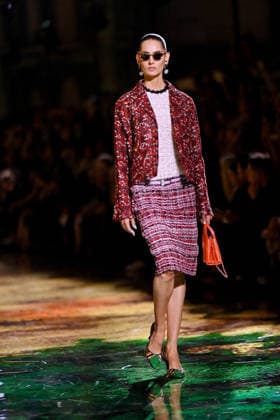 PFW - Chanel Runway A model walks the runway during the Chanel Womenswear Spring Summer 2027 show as part of Paris Fashion Week on October 05, 2026 in Paris, France. Photo by Franck Castel ABACAPRESS.COM Paris France  Copyright: xCastelxFranck ABACAx