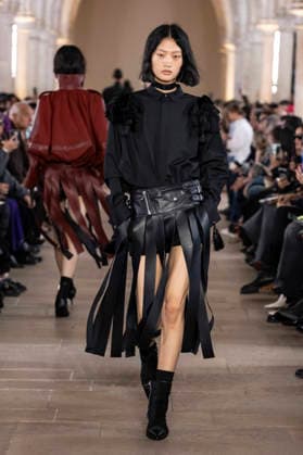 Sacai PAP Spring Summer 2027 fashion show at the Grand Palais in Paris during Fashion Week on October 5, 2026, Paris, France  Copyright: xAgencex xBestimagexAgencex xBestimagex