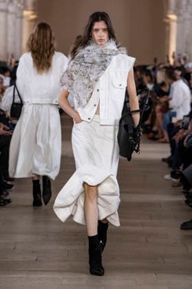 Sacai PAP Spring Summer 2027 fashion show at the Grand Palais in Paris during Fashion Week on October 5, 2026, Paris, France  Copyright: xAgencex xBestimagexAgencex xBestimagex